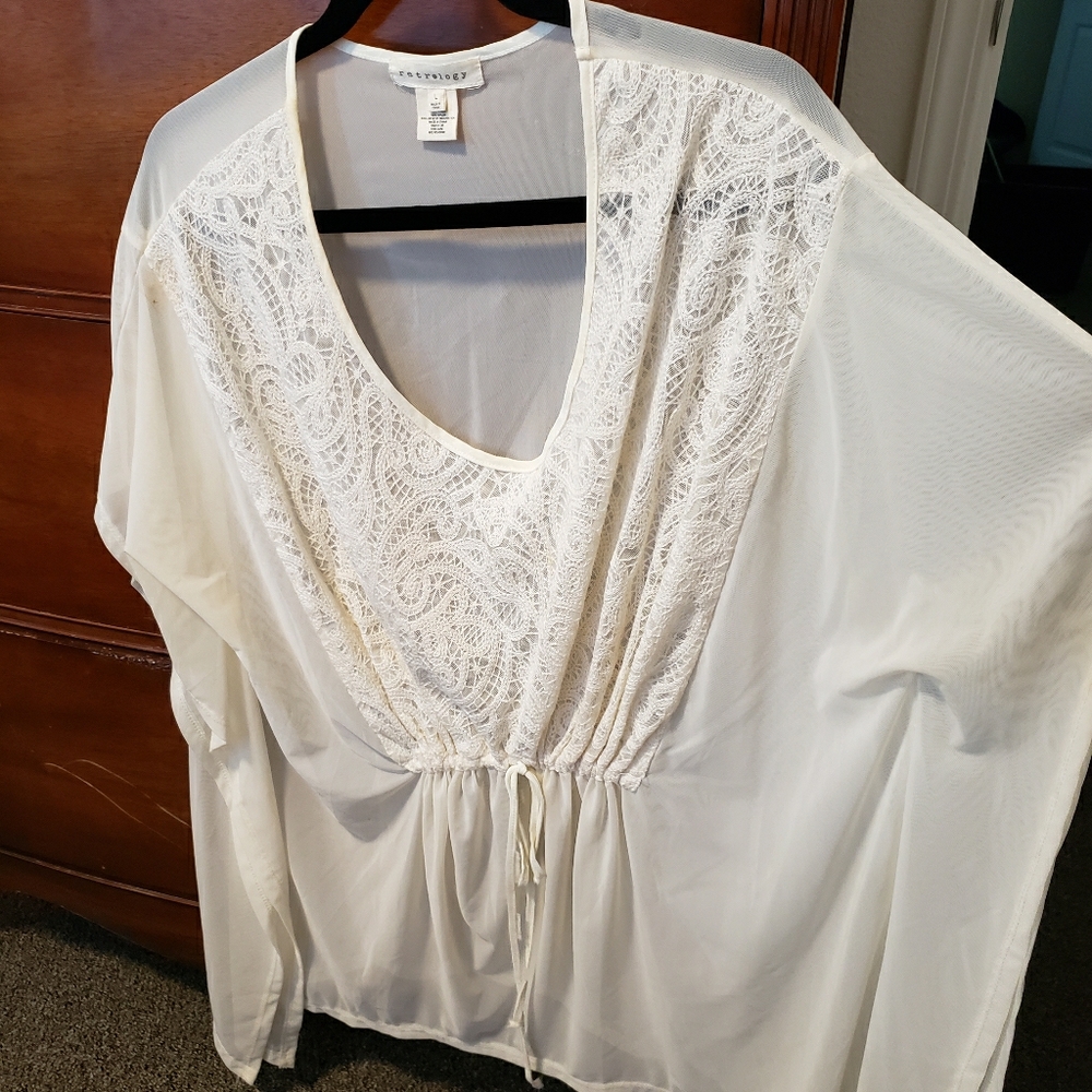 Beautiful cream colored blouse